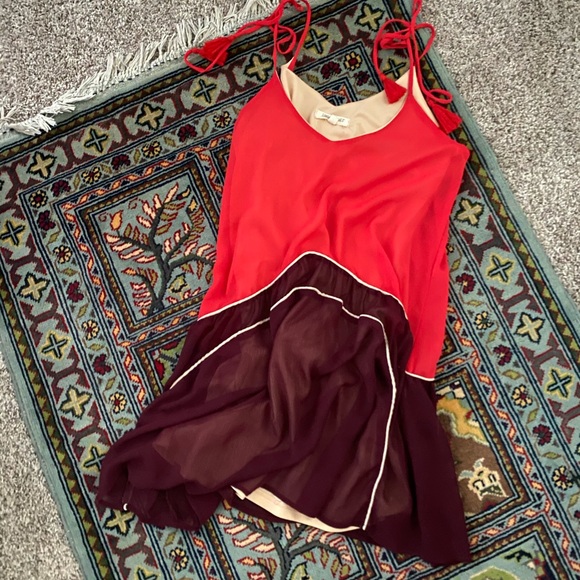 Living Doll LA Riviera Tassel Tie Colorblock Dress - Picture 2 of 7